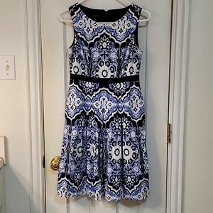 Talbots Fit and Flare Dress Size 2 Petite.  In excellent condition.